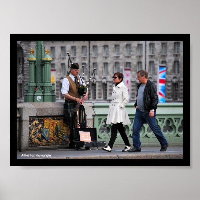 Affiche Un accueil écossais à Londres (Devant)