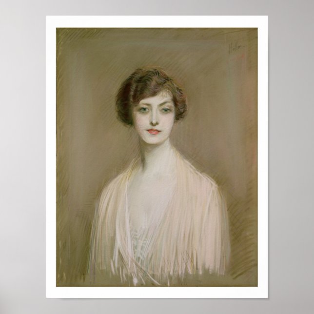 Affiche Un Américain (pastel sur toile) (Devant)