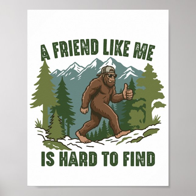 Affiche Un ami comme moi est difficile à trouver Bigfoot S (Devant)