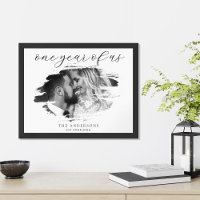 Un an de nous Personnalisé Mariage Anniversaire 