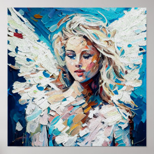 Affiche Un ange d'harmonie, un protecteur de la paix heure