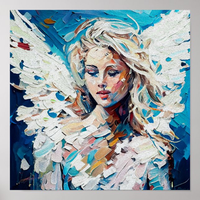 Affiche Un ange d'harmonie, un protecteur de la paix heure (Devant)