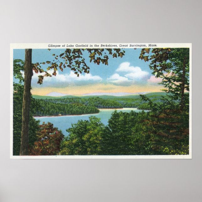 Affiche Un aperçu du lac Garfield (Devant)