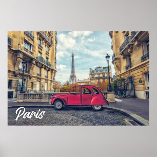 Affiche Un Après-Midi À Paris, France