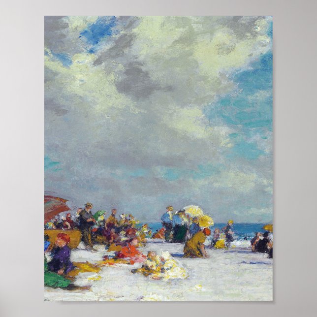 Affiche Un après-midi d'été par Edward Henry Potthast (Devant)