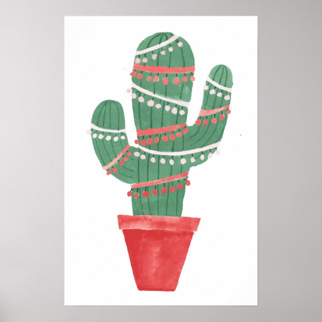 Affiche Un arbre de Noël très cactus (Devant)