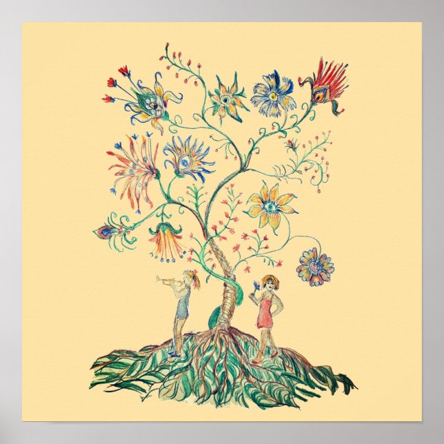 Affiche Un arbre magique (Devant)