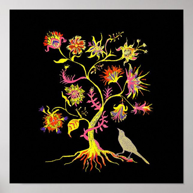 Affiche Un arbre magique de vie (Devant)