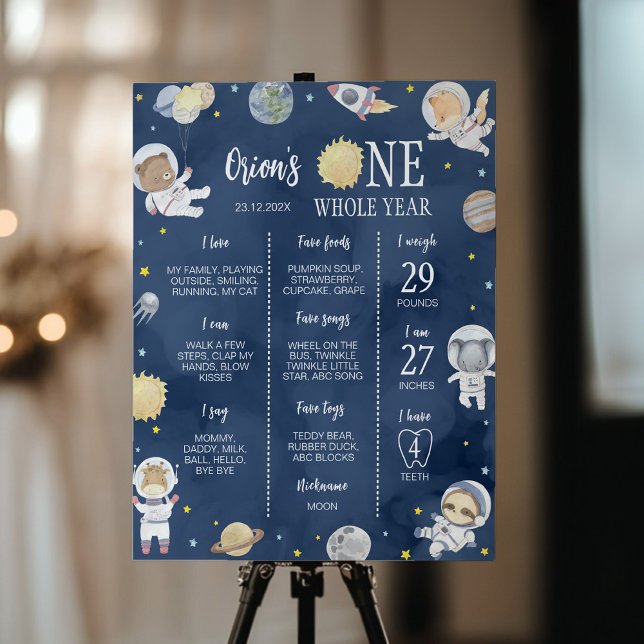 Affiche Un astronaute de l'espace extra-atmosphérique Un a (Créateur téléchargé)