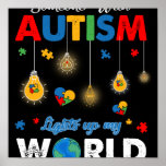 Affiche Un autisme éclaire mon monde<br><div class="desc">Un autisme éclaire mon monde</div>