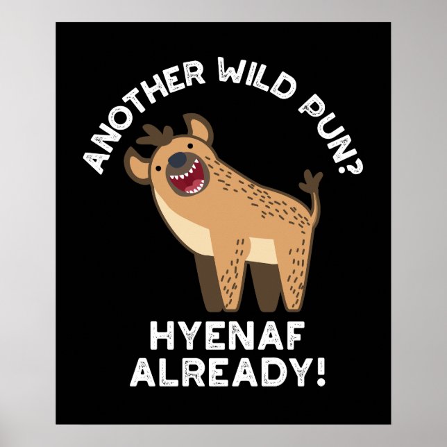 Affiche Un autre Hyenaf de Pun sauvage Déjà Animal Pun Dar (Devant)