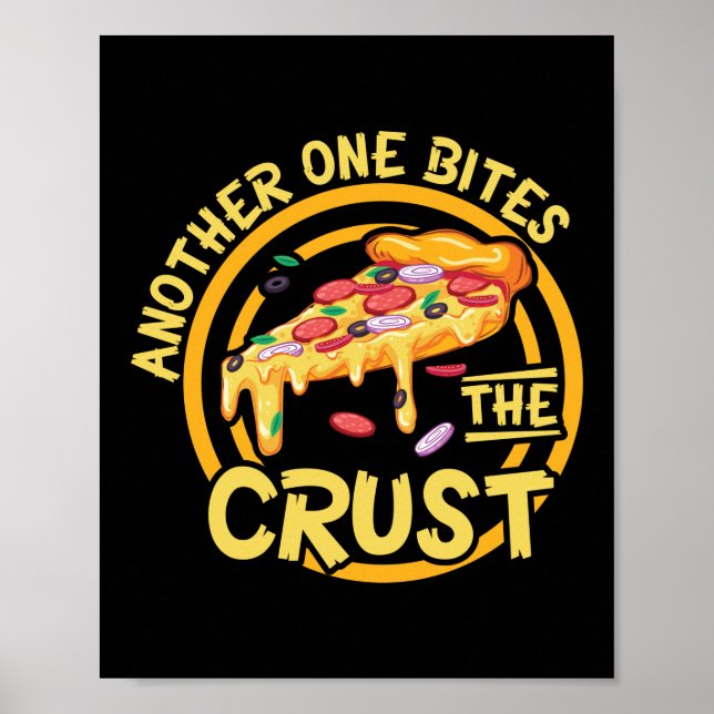 Affiche Un Autre Mord La Pizza Pun Drôle De Crust (Devant)