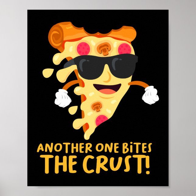 Affiche Un Autre Mord La Pizza Pun Drôle De Crust (Devant)