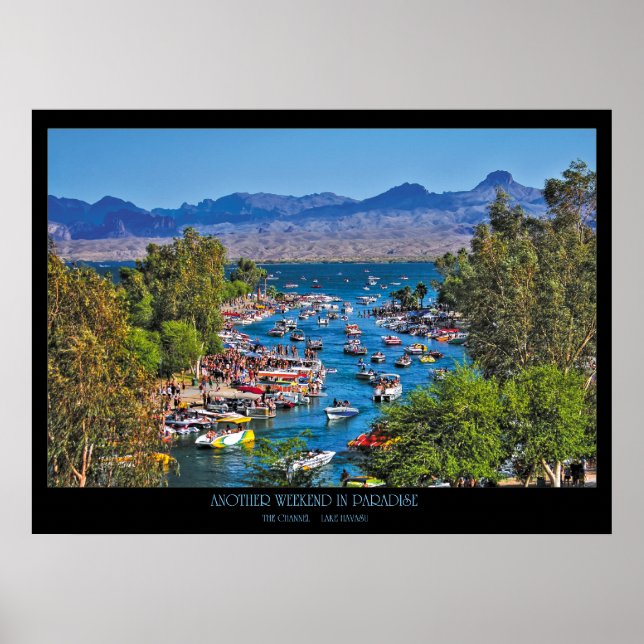 Affiche Un autre week-end dans Paradise Channel Wall Art (Devant)