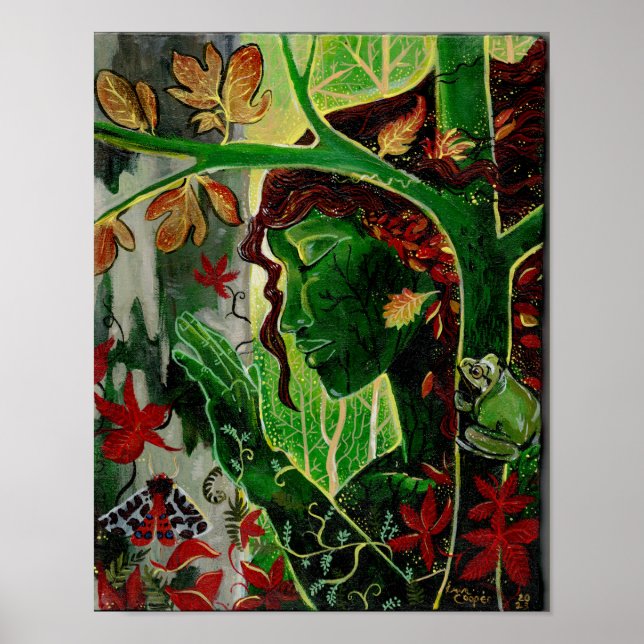 Affiche Un avec les arbres Dryad (Devant)