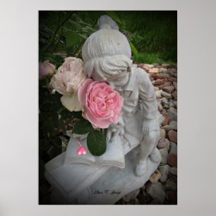Affiche Un Baiser Dans Les Murs De Lits Roses De Stan