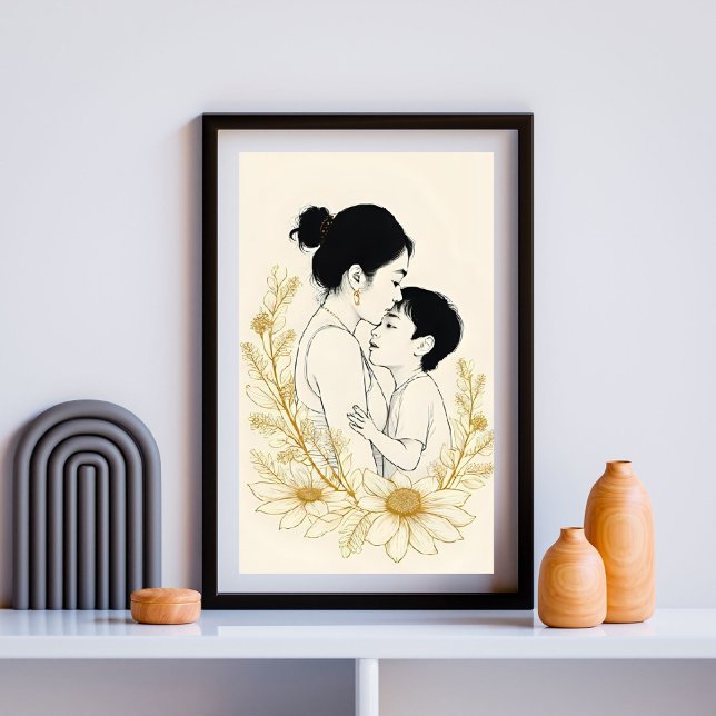 Affiche Un baiser de réconfort (Créateur téléchargé)