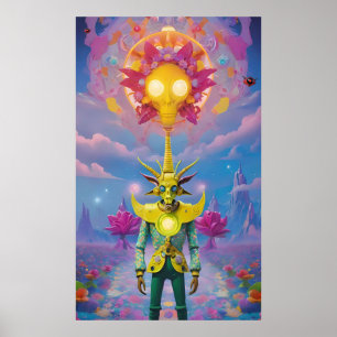 Affiche Un Baphomet mort et gracieux