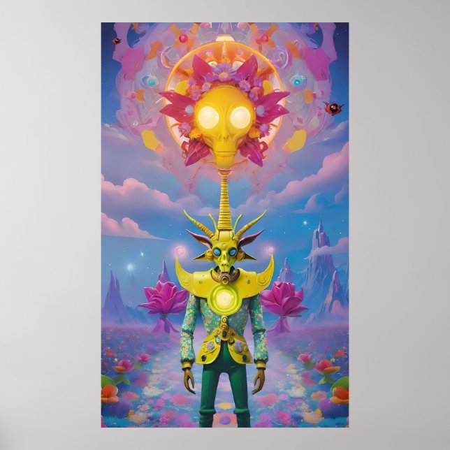 Affiche Un Baphomet mort et gracieux (Devant)