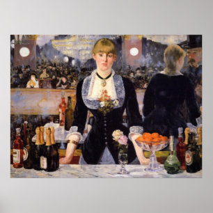 Affiche Un bar à Folies-Bergère