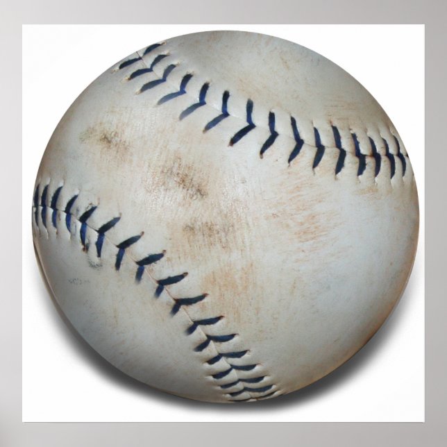 Affiche Un baseball (Devant)