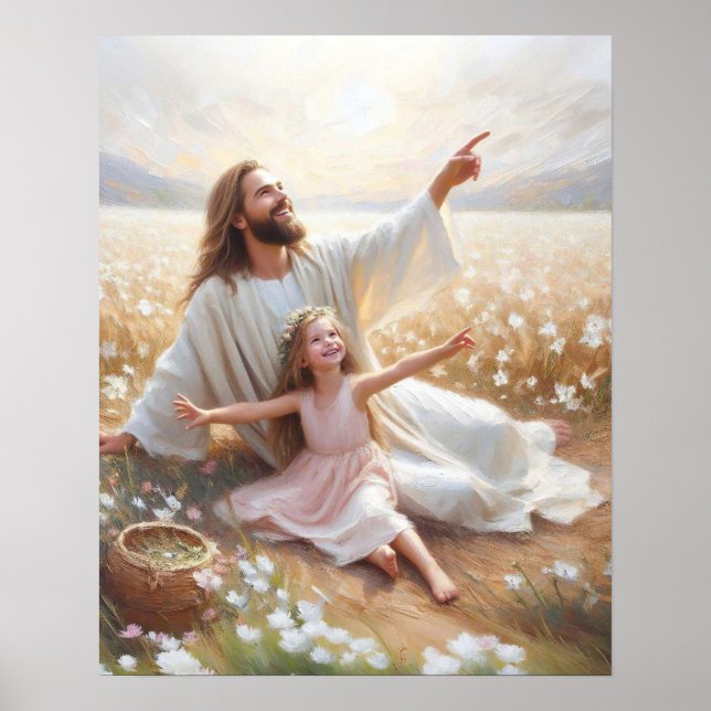 Affiche Un beau jour, Mur chrétien Art, Jésus (Devant)