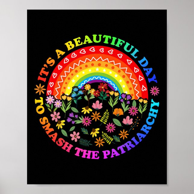 Affiche Un Beau Jour Pour Ébranler Le Patriarcat Féministe (Devant)