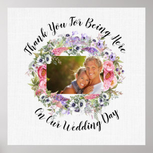 Affiche Un Beau Jour Pour Un Mariage -