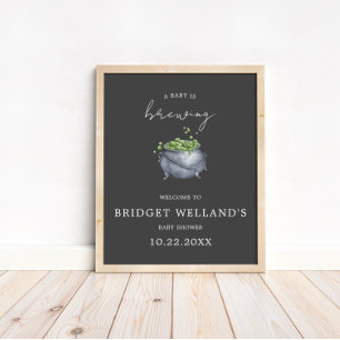 Affiche Un bébé brasse l'Halloween  