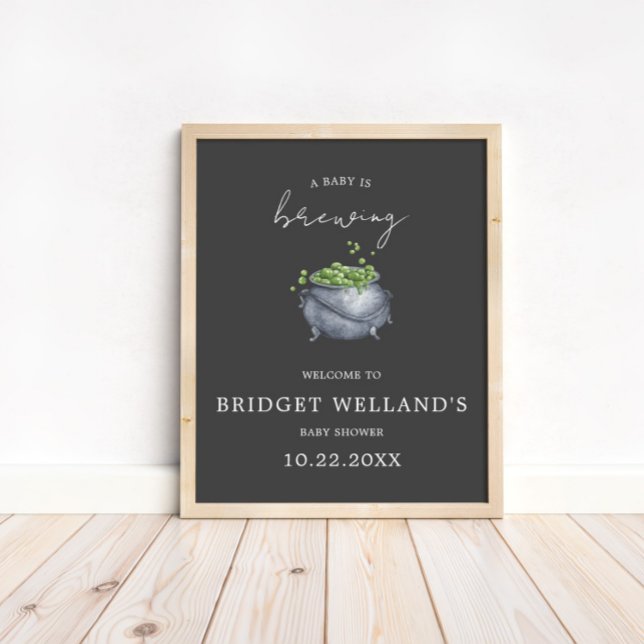 Affiche Un bébé brasse l'Halloween | (Available for print and instant digital download!)