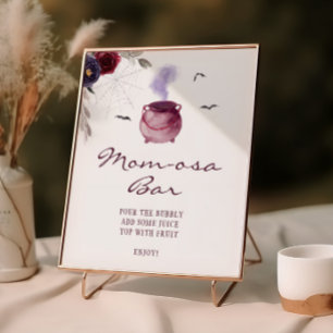 Affiche Un Bébé Brûle Le Bar Momosa Halloween