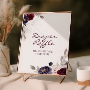 Affiche Un Bébé Brûle Le Raffle De Brouillon Halloween