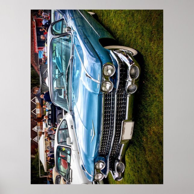 Affiche Un bleu 1959 Cadillac Eldorado Biarritz (Devant)