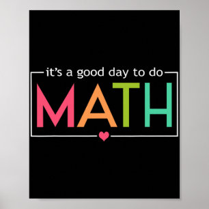 Affiche Un Bon Jour Pour Faire Le Test Math Jour Test Math