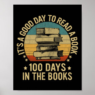 Affiche Un Bon Jour Pour Lire Un Livre Amateurs 100 Jours 