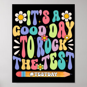 Affiche Un Bon Jour Pour Rocher Le Test Super Motivat Test