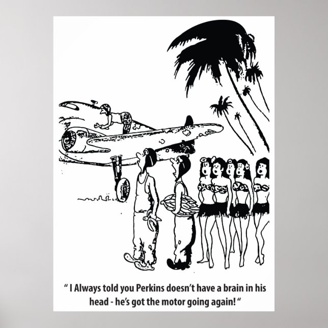 Affiche Un bon mécanicien, drôle, Vintage (Devant)