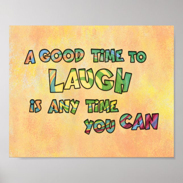 Affiche UN BON TiME POUR RIRE C'EST ANy TiME YOU CAN (Devant)