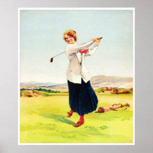 Affiche Un Braw "Brassie" - Golf Art Vintage Imprimer
