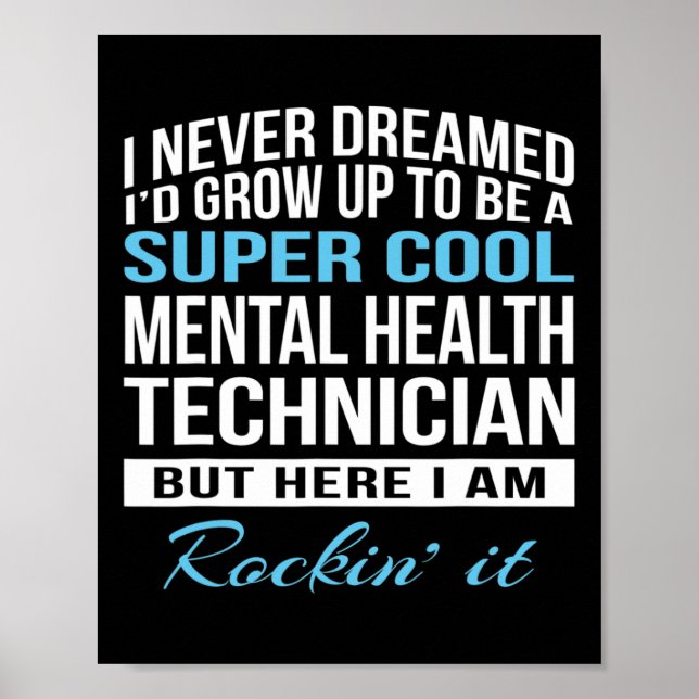 Affiche Un cadeau amusant pour un technicien en santé (Devant)