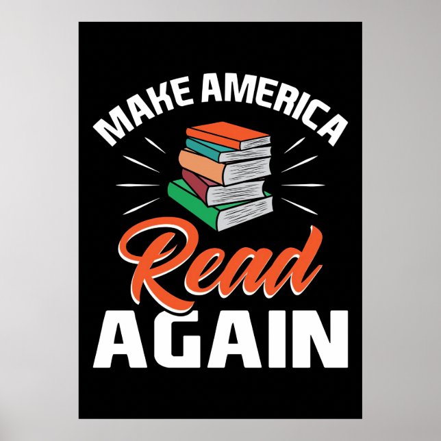 Affiche Un cadeau de Reader pour que l'Amérique puisse lir (Devant)