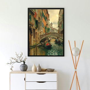 Affiche Un canal tranquille, Venise