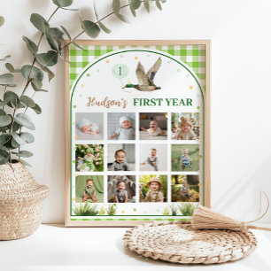 Affiche Un Canard chanceux Première année photo Jalon