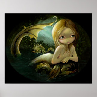 Affiche Un certain parfum de lumière - Mermaid Art PRINT
