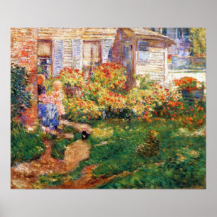 Affiche Un chalet de pêcheur par Frederick Childe Hassam