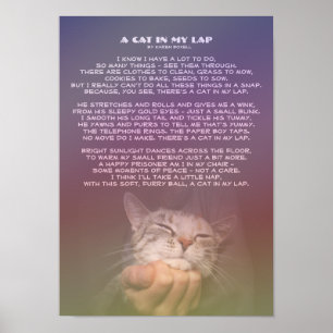 Affiche Un chat dans mon recouvrement