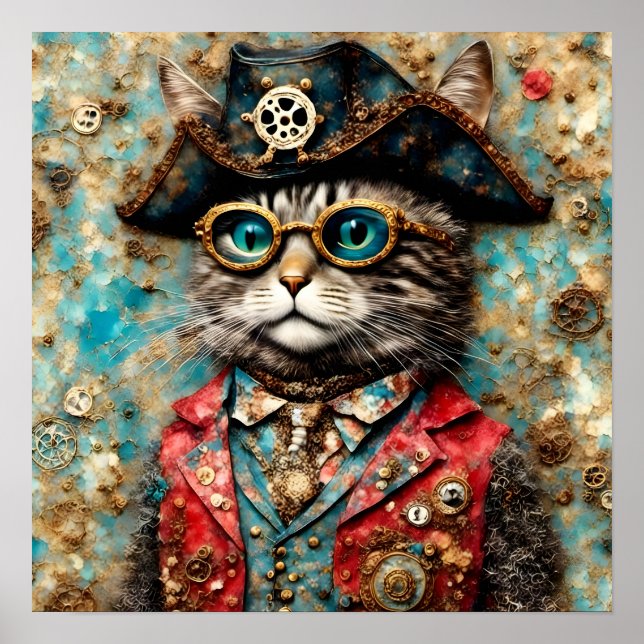 Affiche Un chat pirate (Devant)