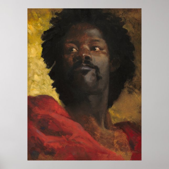 Affiche Un chef de l'Abyssinie - Henri Regnault Art (Devant)