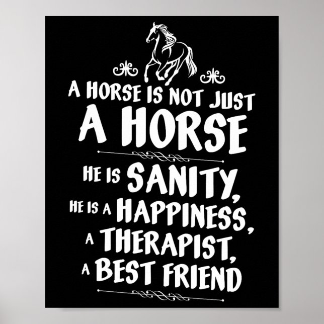 Affiche Un Cheval N'Est Pas Seulement Un Cheval - Equestre (Devant)