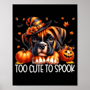 Affiche Un chiot Boxer trop mignon pour effrayer sa maman
